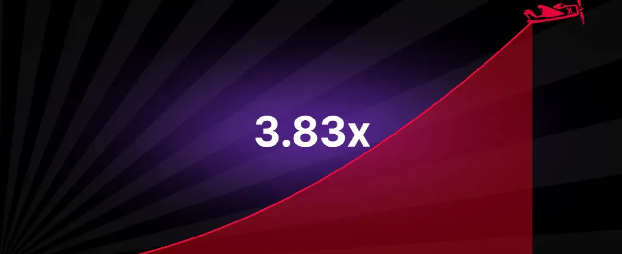 Aviator multiplier rising on game screen