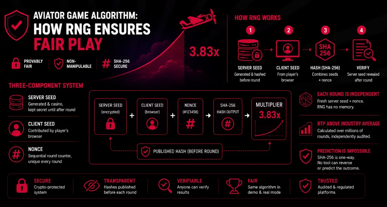 RNG algorithm diagram server client seed